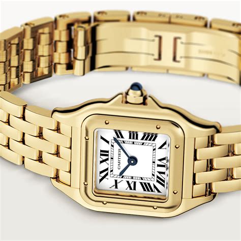 orologio cartier donna quarzo oro giallo rettangolare|cartier orologia mini.